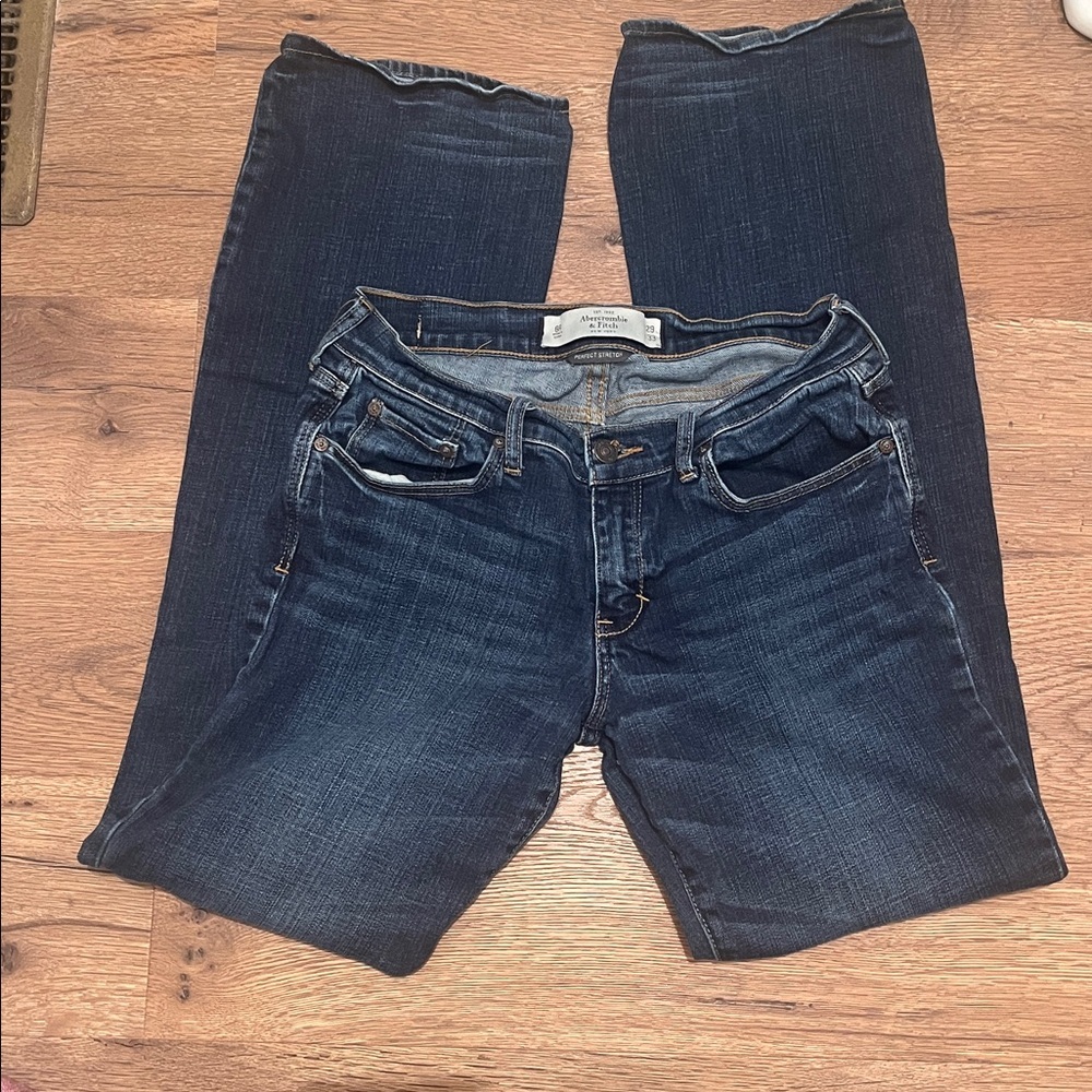 Abercrombie & Fitch Indigo Perfect Stretch Jeans